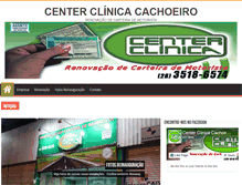 Tablet Screenshot of centerclinica.net